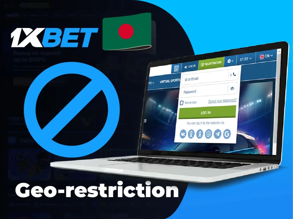 Geo restrictions of using 1XBET